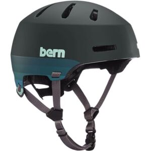 BERN Macon 2.0 Casque de vélo. Adulte Unisexe, Retro Forest Green, M - Publicité