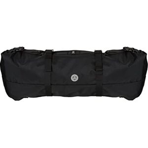 AGU Sacoche de Guidon pour Vélo Bikepacking, Sacoche de Guidon 17 litres, Hydrofuge, Réfléchissante, Montage Simple, 100% Polyester Recyclé Noir - Publicité