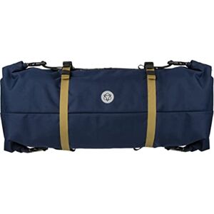 AGU Sacoche de Guidon pour Vélo Bikepacking, Sacoche de Guidon 17 litres, Hydrofuge, Réfléchissante, Montage Simple, 100% Polyester Recyclé Bleu - Publicité