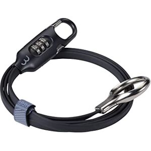 BBB Cycling BBL-55 Cycllock LoopSafe Câble spiralé Noir 1200 mm - Publicité