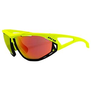 EASSUN Epic Lunettes de Soleil de Sport Unisexe Adulte, Jaune Fluo/Noir, L-XL - Publicité