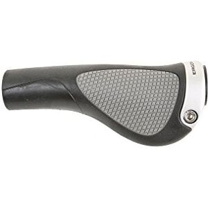 Ergon GP1 Grips ergonomiques noir/argent DiamÃ..tre large 2016 poignee velo - Publicité