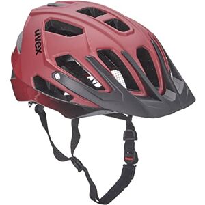 uvex Quatro Cc Casque de Vtt sûr pour Hommes et Femmes Réglage de la Taille Individuel Visière Réglable Dark Red Black Matt 52-57 cm - Publicité