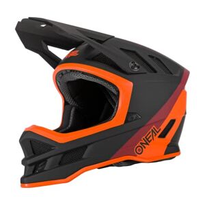 O'NEAL   Casque de vélo de montagne   VTT Downhill   Doublure Dri-Lex®, ouvertures de ventilation pour le refroidissement   Casque Blade HYPERLITE Charger V.22   Adulte   Rouge Orange   Taille XS - Publicité