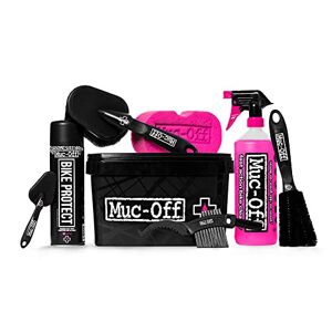 Muc-Off Kit de Nettoyage Vélo 8 en 1 Cadeau Parfait pour les Fans de Vélo Comprend un Produit Nettoyant pour Vélo, Protection pour Vélo, Brosses de Vélo et Éponge dans une Caisse de Rangement - Publicité