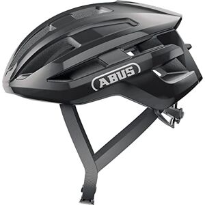 ABUS Casque de vélo de course PowerDome casque de vélo léger avec système d'aération intelligent et profil aérodynamique Made in Italy pour hommes et femmes Noir Brillant, taille S - Publicité