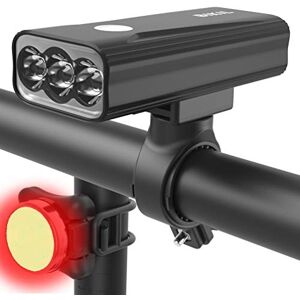 Lumiere Velo Ensemble, Eclairage Velo a LED Puissant Kit, Lampe