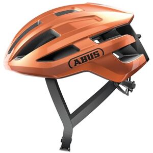 ABUS Casque de vélo de course PowerDome casque de vélo léger avec système d'aération intelligent et profil aérodynamique Made in Italy pour hommes et femmes Orange, taille M - Publicité