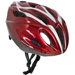 Trespass Tanky Casque de vélo Mixte Enfant, Rouge Métallique, Taille 48-52 - Publicité