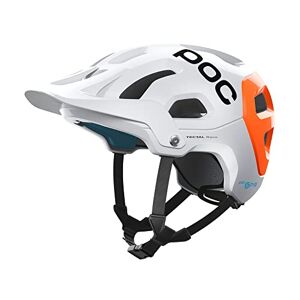 POC Tectal Race SPIN NFC Casque de vélo, Hydrogen White/Fluorescent Orange AVIP, M-L (55-58cm) - Publicité