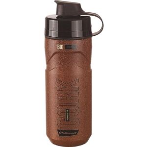 POLISPORT  Bouteille d'eau pour vélo à col Large en liège Bio sans BPA de 500ml en Couleur Marron - Publicité