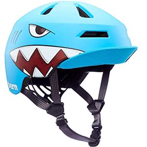 BERN Nino 2.0 Casque Jeunesse Unisexe, Matte Shark Bite, M - Publicité