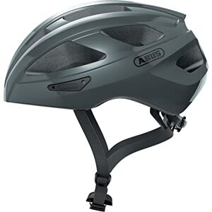 ABUS Casque de vélo de course Macator Casque de vélo sportif pour débutants également pour les porteurs de tresses pour hommes et femmes Gris brillant, taille S - Publicité