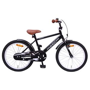 Amigo BMX Fun Vélo Enfant pour garçons 20 Pouces avec Frein à Main, Frein à rétropédalage, Sonnette de vélo et béquilles pour vélo- de 5 à 9 Ans Noir - Publicité