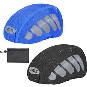 Housse de casque, 2pcs Housse de pluie de casque de vélo, avec