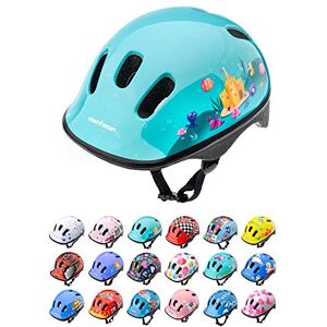 meteor Casque Vélo Enfant Bebe VTT et VTC Unisexe Casque de Cyclisme de Réglable de Sport pour BMX Skate Scooter Patines Conçu pour la Sécurité des Utilisateur - Publicité