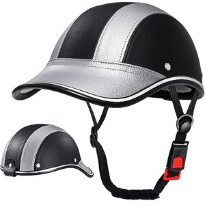 FROFILE Casque Velo Homme Femme (S, Argent) Casque Vélo Style Casquette de Baseball Casque Trottinette Electrique Adulte - Publicité