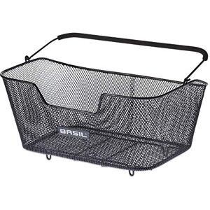 Basil Base L Cestino per Bicicletta Unisex Adulto, Nero, Maße 48 x 30 x 23 cm - Publicité