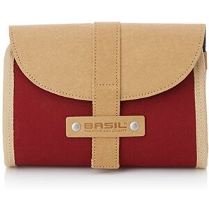 Basil Sacoche de Selle de Portland SaddleBag Rouge Rouge foncé 13 x 7 x 20 cm, 0.5 Liter - Publicité