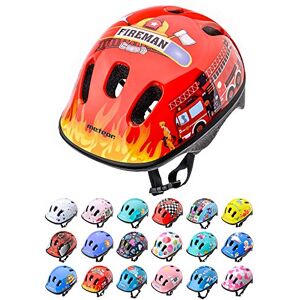 meteor Casque Vélo Enfant Bebe VTT et VTC Unisexe Casque de Cyclisme de Réglable de Sport pour BMX Skate Scooter Patines Conçu pour la Sécurité des Utilisateur - Publicité