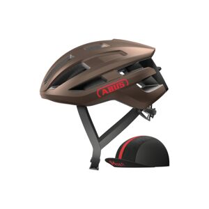 Casque de vélo de course ABUS PowerDome ACE - avec ABUS Race Cap - casque de vélo léger avec système de ventilation intelligent - Made in Italy - pour femmes et hommes - cuivre, taille M - Publicité