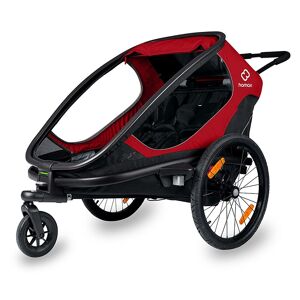 Remorque de vélo bébé Hamax Outback One Rouge - Publicité