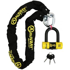 AUVRAY Antivol à chaîne Auvrey Xlock 1.20m maillon Ø12mm avec U Xtrem mini