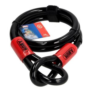 Câble antivol lasso antivol Abus Cobra 1,2m Ø12 mm noir/rouge - Publicité