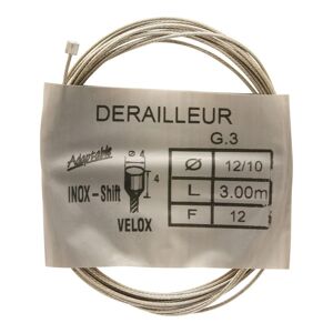 Cable de derailleur velo Velox Inox pour Shimano Ø12/10 (3,00m - b