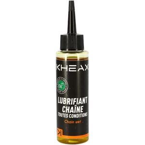 lubrifiant chaîne vélo Kheax biodégradable toutes conditions 100ml - Publicité