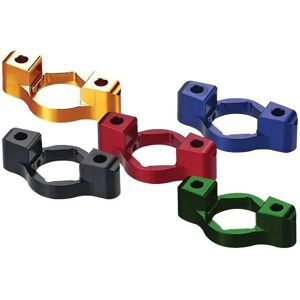 BikeTek Molettes de reglage de fourche meplat 14 mm rouge