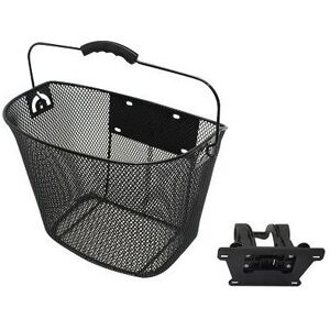 Panier de velo Perf en metal noir clipsable sur cintre