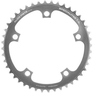 Specialites T.A. Plateau velo de piste Ta (44 a 48 dents) mono argent Diam 130mm - 46 argent