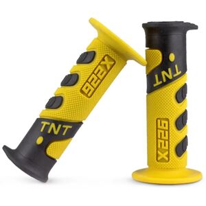 TNT Tuning Revetements de poignees TNT MX - Orange/Noir- Rouge / Noir