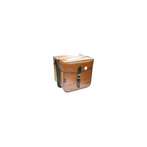 Sacoche latérale Sporfabric S14 Style vintage marron (fixation courro - Publicité