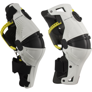 Genouilleres Mobius X8 Blanc/Jaune -