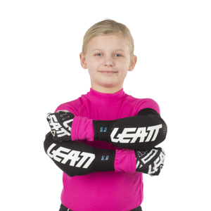 Leatt Coudières Enfant Leatt 3DF 5.0 Blanc-Noir -