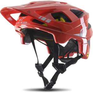 Casque VTT Alpinestars Vector Tech A2 Mips Rouge-Gris - - Publicité