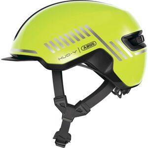 Abus Hud-Y - Casque vélo urbain Signal Yellow M (54 - 58 cm) - Publicité