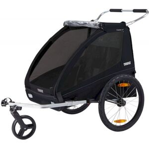 Thule Coaster 2 XT Bike Trailer+Stroll - Remorque vélo enfant Black 2 places - Publicité