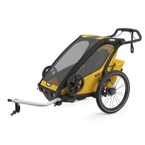 Thule Chariot Sport - Remorque vélo enfant Spectra Yellow 1 place - Publicité
