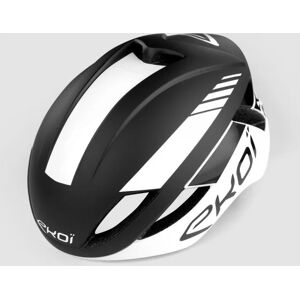 Ekoi Casque EKOI Racing AR14 ATOP Blanc Noir noir L male