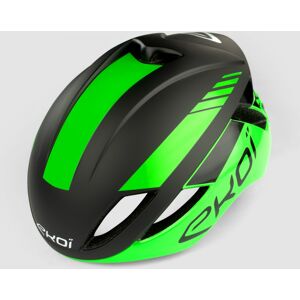 Casque Aero Ekoi Ar14 Atop Vert Fluo Noir Taille L EKOI