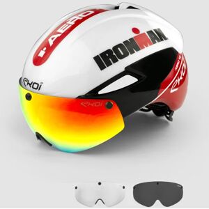 Casque Ekoi Aero16 Ironman Blanc Rouge Taille S EKOI