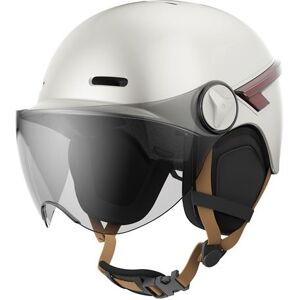 Casque vélo Casr Led Glow avec visière transparente et télécommande Taille M Blanc Ivoire Brillant Blanc Ivoire Brillant - Publicité