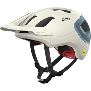 Casque POC Axion Race MIPS blanc bleu mat, Taille M - Publicité