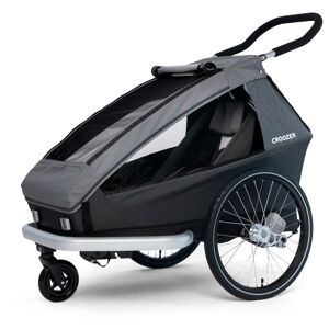 Croozer - Croozer Kid Keeke 1 - Remorque pour enfant gris/noir - Publicité