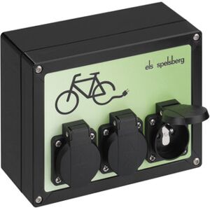 SPELSBERG Prises de recharge velo electrique E-bike - 3x prises 220V 16A - 3,7kw - BLS-3-BE/FR