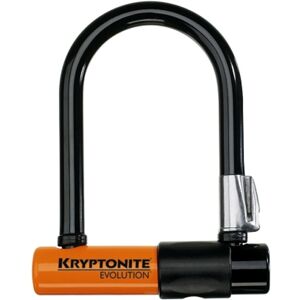 Kryptonite New-U - Evolution, Serrure à disque standard Evolution avec  support unisexe Flexframe-U - Adulte, Orange/Noir, 10.2cm x 22.9cm &  Evolution