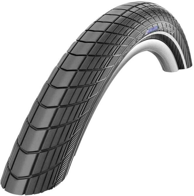 Pneu VTT urbain renfort raceguard Schwalbe big apple TR VAE Noir